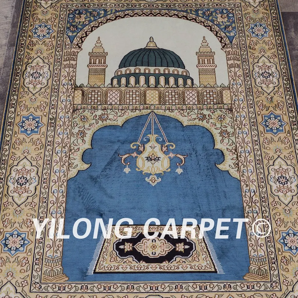 Yilong 2 8 'x 4' восточные коврики винтажный Шелковый Молитвенный ковер ручной