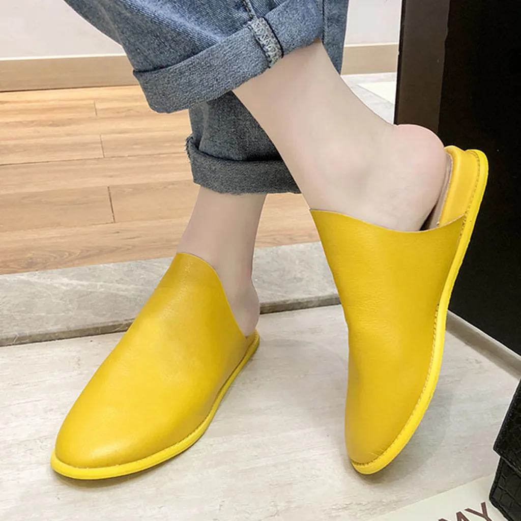 Женская обувь; chaussures femme; шлепки; женские домашние сандалии; шлепанцы с открытым носком в стиле ретро; домашняя женская обувь; zapatos de mujer;#35