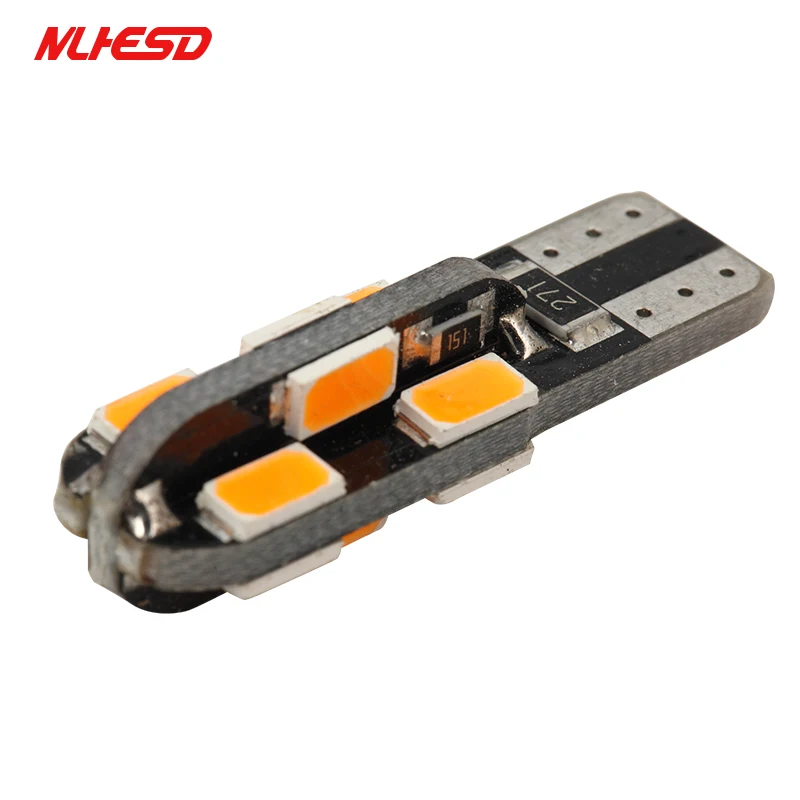 Автомобильная лампа 100X Auto T10 LED 194 W5W Canbus 12 SMD 5630 5730 без ошибок для парковки и противотуманных фар.