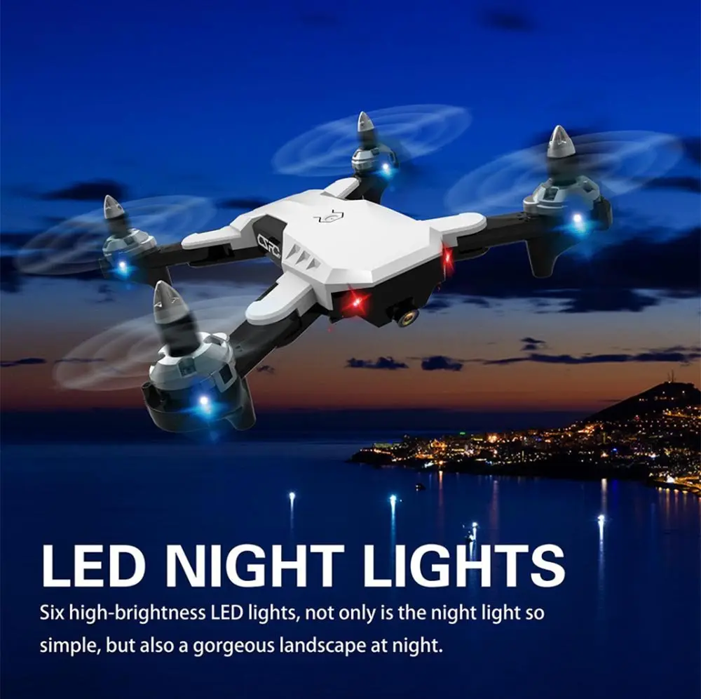 Дрон HD 1080p WiFi в реальном времени fpv Дрон один щелчок rc вертолет высоко стабильный hover Quadcopter складной Дрон с камерой квадракоптер вертолет квадрокоптер квадракоптер с камерой