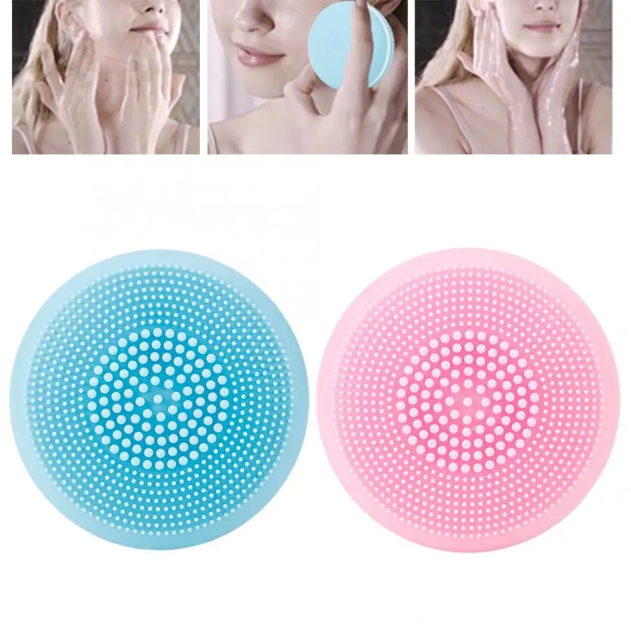 Mini Electric Vibration Silicone Cleansing Brush Remove Blackhead Ultrasonic Massage Skin Care Face | Красота и здоровье