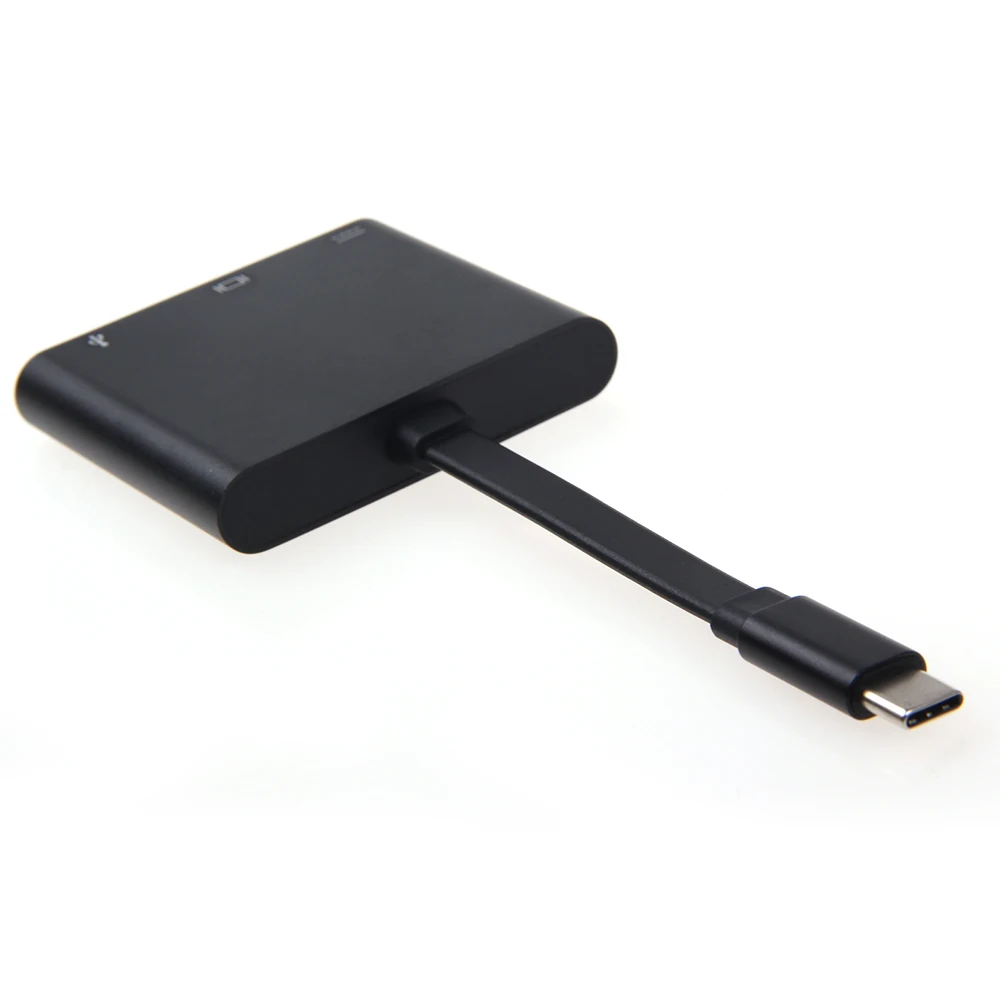 Концентратор Thunderbolt 3 в 1 адаптер USB Type C HDMI 4 k док станция с блоком питания для MacBook