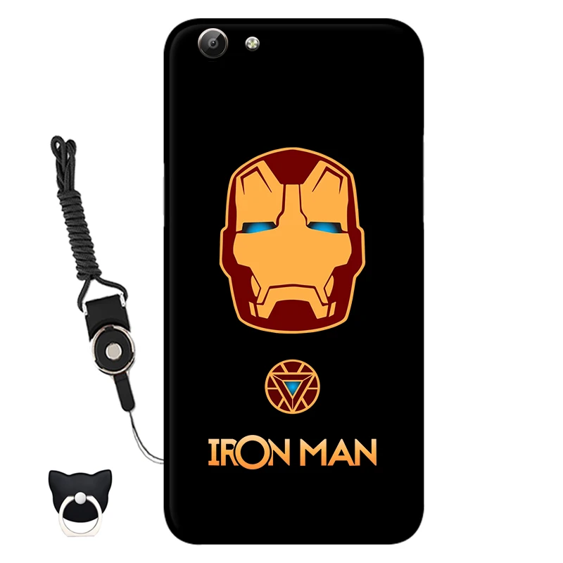 Чехол mosirui для vivo y71 силиконовый чехол мягкая оболочка Marvel Comics паук Железный Тор |