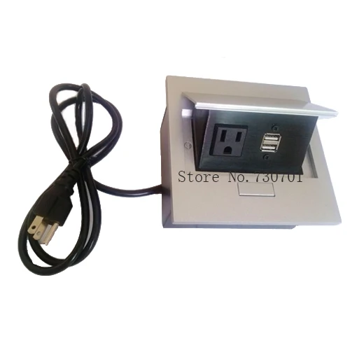 Новинка 2019 маленькое всплывающее гнездо 1 * ЕС мощность + 2 Зарядка USB красный