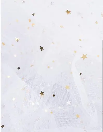 Марлевая ткань со звездами и розовым экраном свадебное платье с москитной сеткой