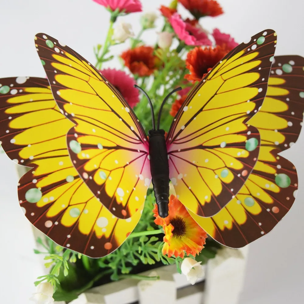 15 см Art Design Наклейка Декора Дома Стикера Стены Номера Украшения 3D Бабочки | Дом и