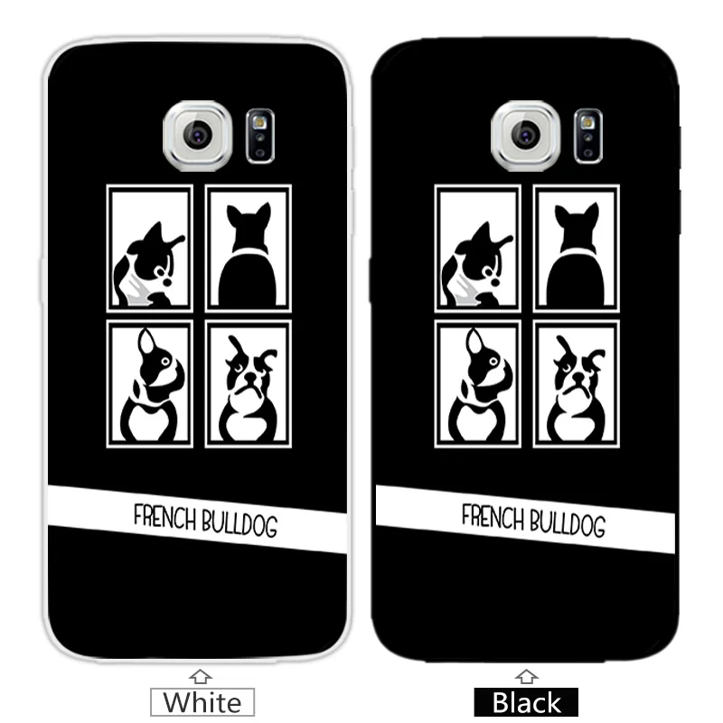 for Samsung S6 G9200 G920f G920i G920A Clear Soft Colorful Coque Silicon 5.1" Galaxy Black Back Matte Cover |