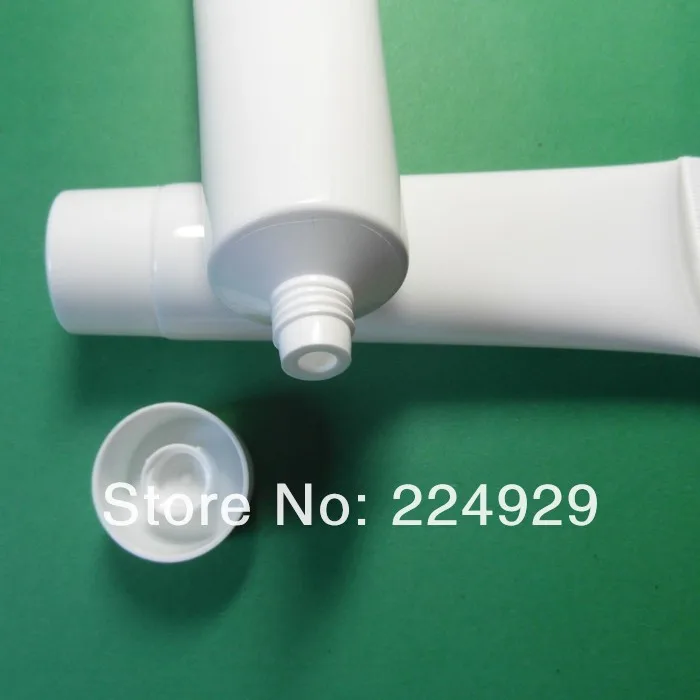 Бесплатная доставка 20 шт./лот высокое качество 100 г белая ПВХ Косметическая