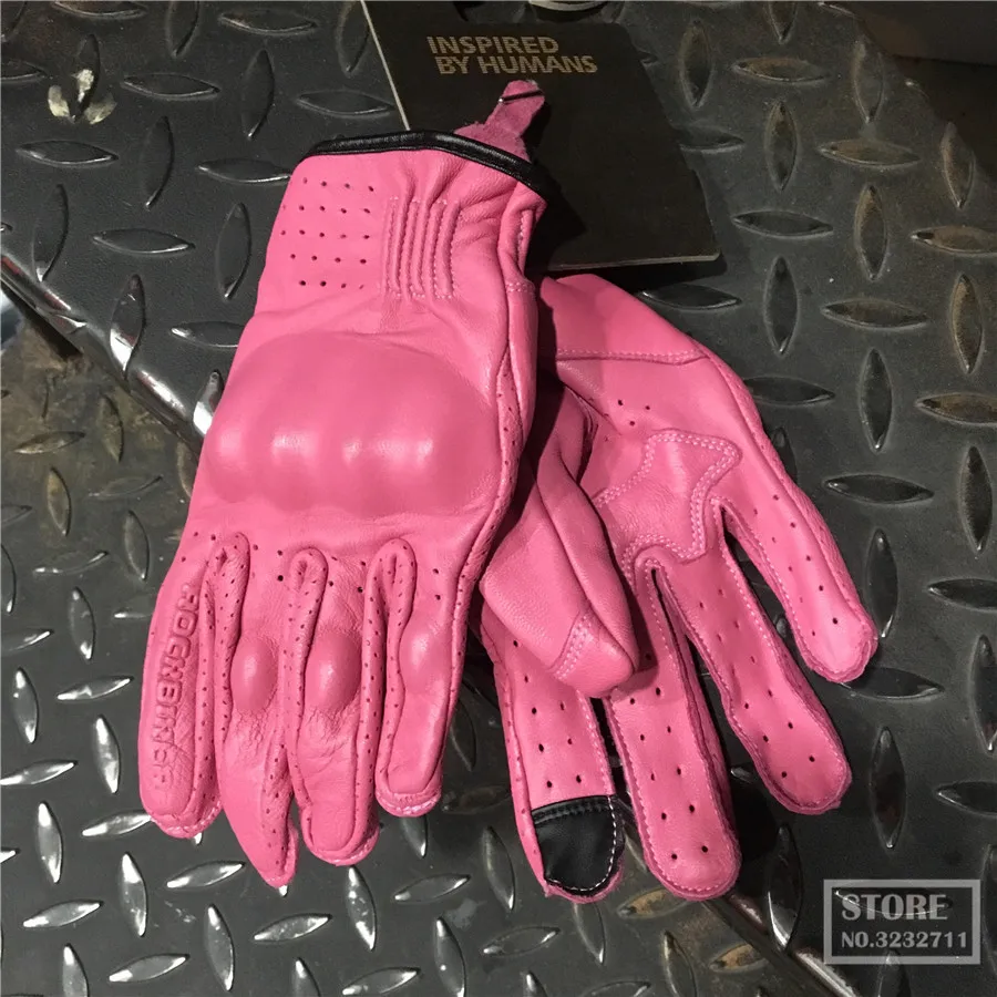 Перчатки для езды на мотоцикле из натуральной кожи винтажные перчатки верховой