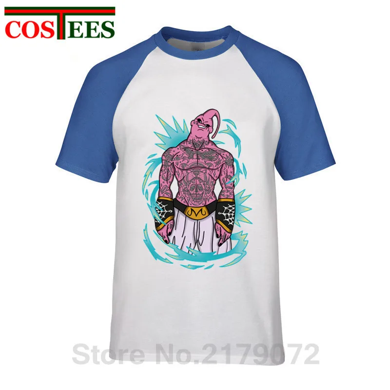Dragon Ball Z Tattoo Majin Buu футболка на заказ DBZ мультяшная мужская унисекс новая модная