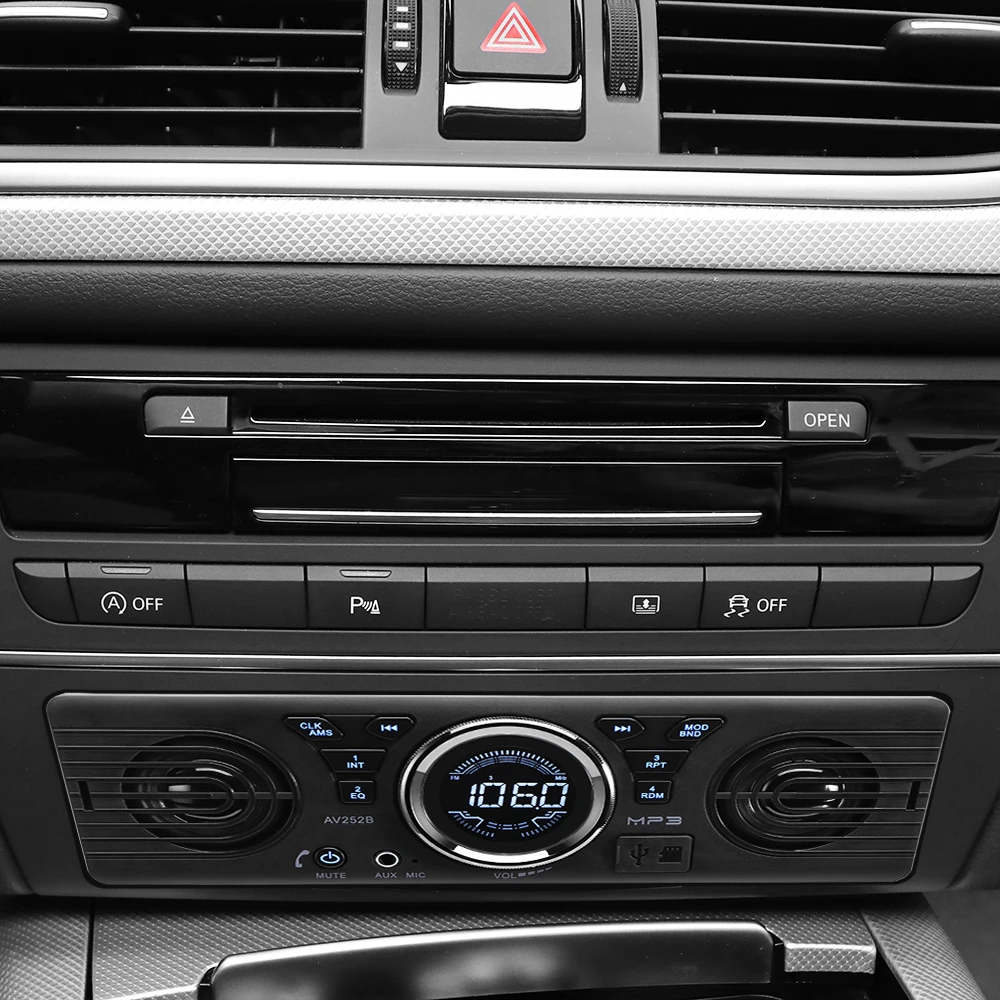 Onever 1 Din Bluetooth автомобильный Радио плеер стерео аудио MP3 Hands free FM модулятор