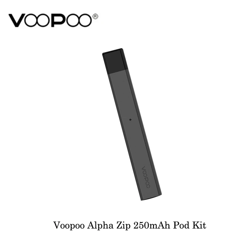 Электронная сигарета Voopoo Alpha Zip 250 мА/ч Pod Kit 12 Вт 1 0 мл картридж 8 Ом хлопок Core GENE