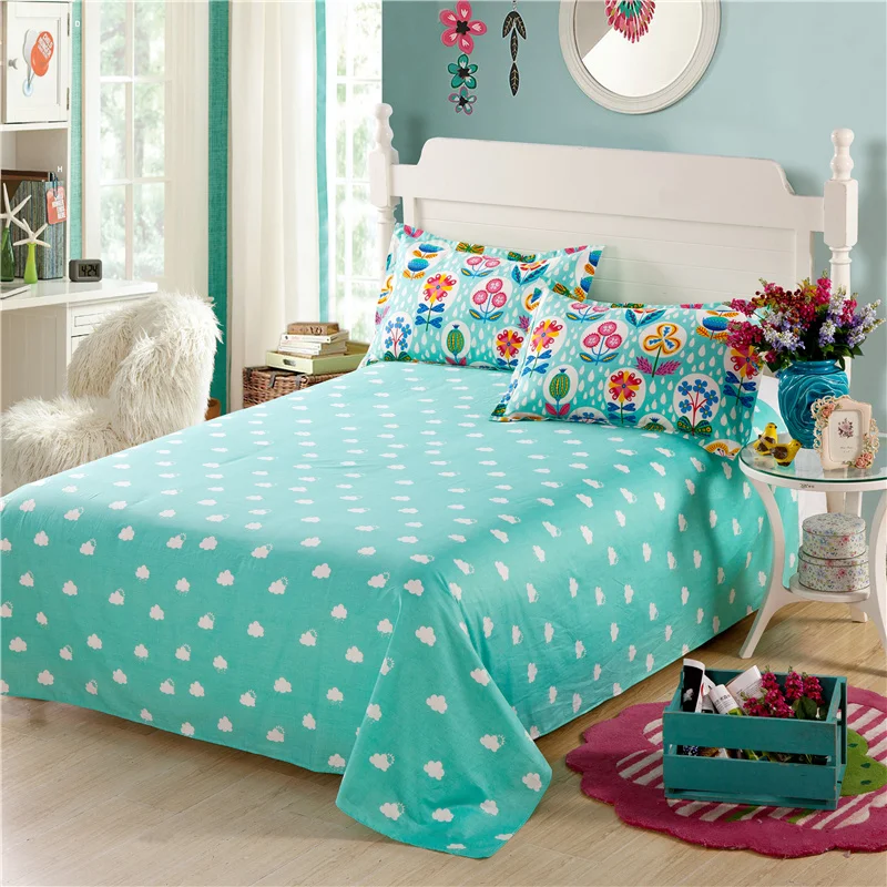 Принцесса Пастырское домашний текстиль 3 шт./лот хлопок печати постельного белья