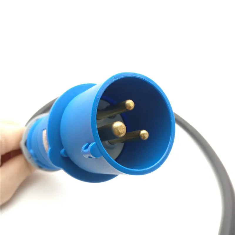 Высокое качество 2 м синий IEC309 16A/32A к IEC 320 C19 для UPS/PDU удлинитель питания Кабель