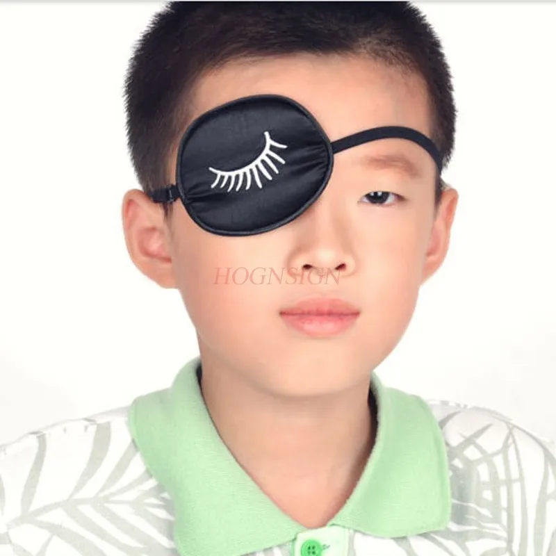Детская Amblyopia маска для глаз Одиночная Пиратская мужчин и женщин полное покрытие