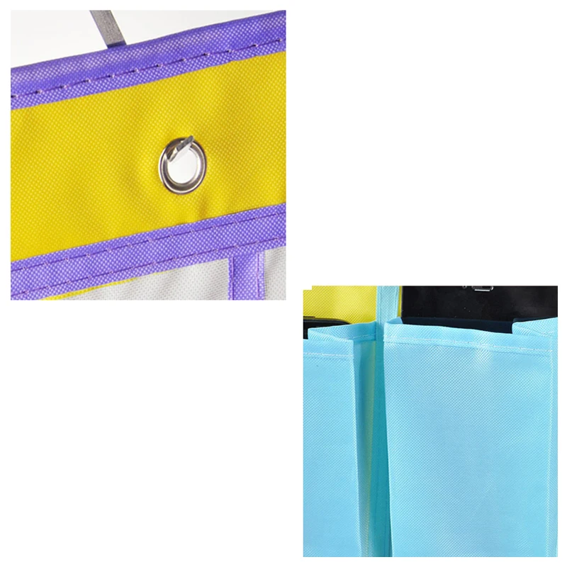 30 Кармановый хранитель из Оксфорда для органайзера на стену или дверь в ванную комнату, шкаф или для хранения нижнего белья.