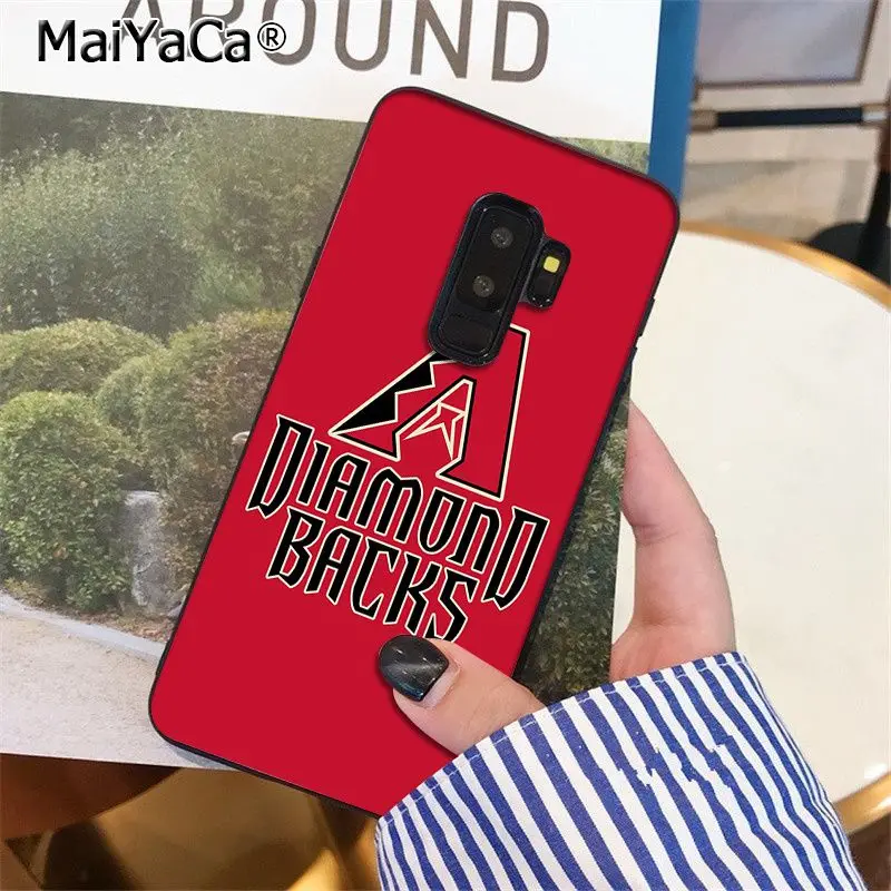Мягкий силиконовый чехол MaiYaCa Arizona Diamondbacks из ТПУ для Samsung S9 plus S5 S6 S6edge S6plus S7 S7edge S8