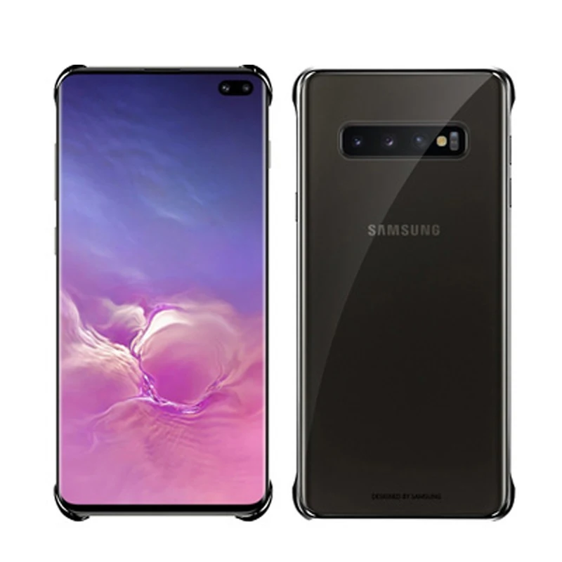 Оригинальный Samsung противоударный мягкий чехол для телефона в виде ракушки Galaxy S10 X