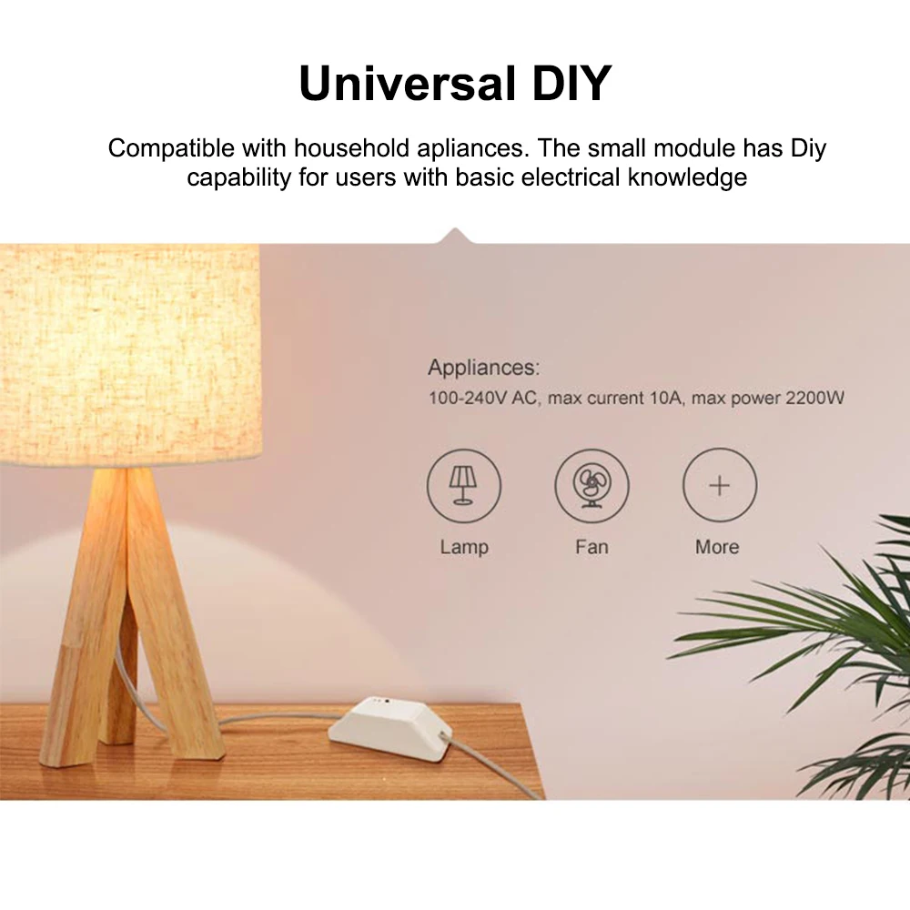 SONOFF BASICR3 WIFI DIY умный переключатель Голосовое управление приложение дистанционное