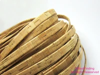 10mm cork leather natural 10x2mm cork leather cord