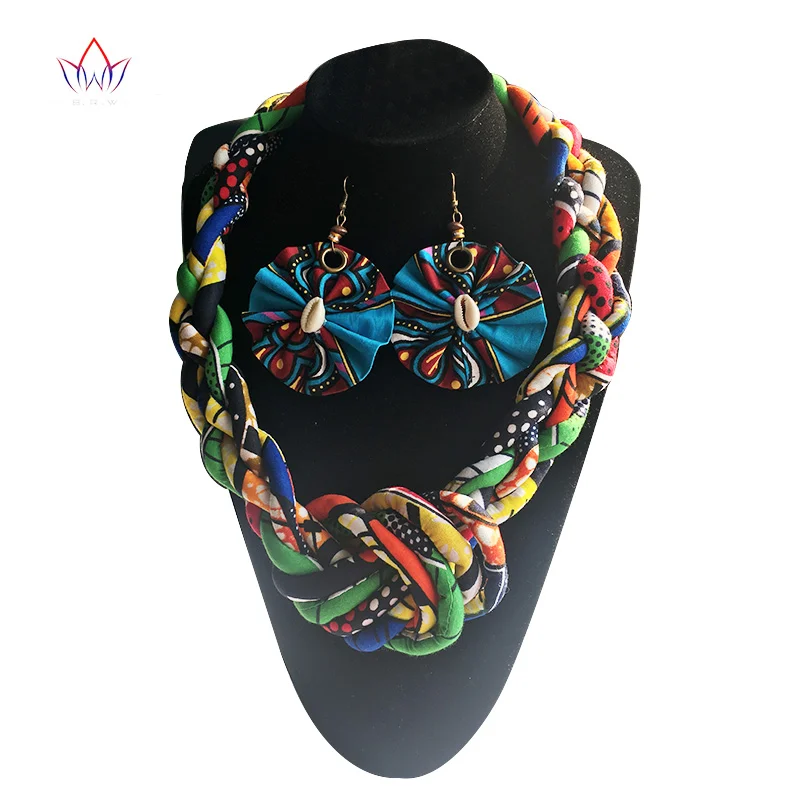 Модные африканские комплекты ожерелья и серьги классические бусы набор