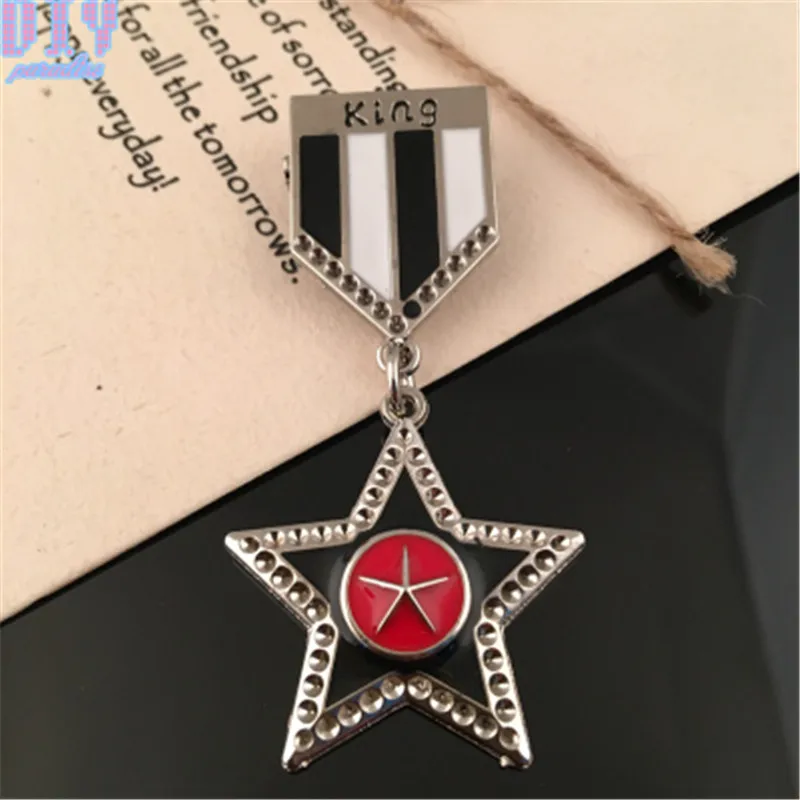 Круглый военный металлический значок Ретро Фабри Наплечная доска армейские знаки различия булавка На брошь медаль ручной работы - Цвет: T