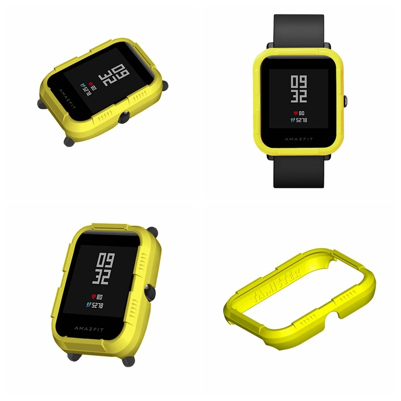 YUEDAER получехол защитный чехол для Xiaomi Amazfit Bip чехол для смарт часов защитные аксессуары для Amazfit Bip оранжевый