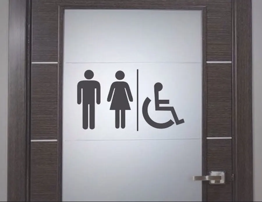 Для людей с ограниченными возможностями Ванная комната Туалет Toliet знак для