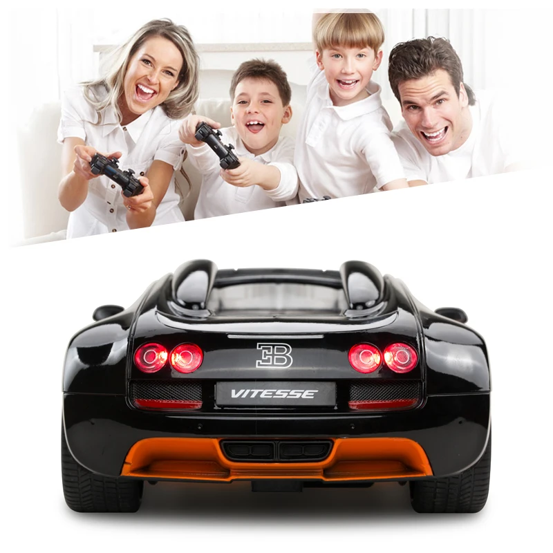 Rastar Bugatti Радиоуправляемая машинка 1:14 Veyron Grand Sport Vitesse, игрушки на пульте дистанционного управления для мальчиков, модель игрушек, электронные машинки для детей, подарок на день рождения