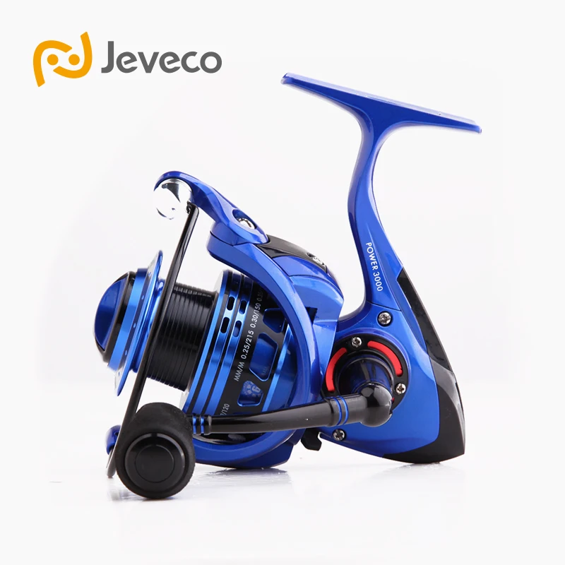 Jeveco мощная спиннинговая Рыболовная катушка полностью алюминиевая Катушка 5 1: 1 6 +