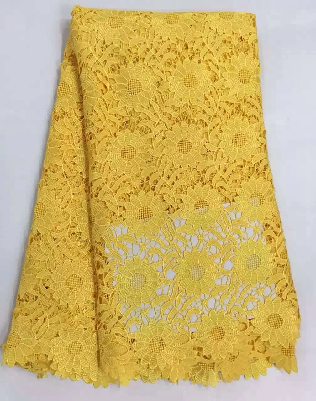 

2017 African Lace Fabric Hot Sell New Arrival African Cord Lace Guipure Lace Fabrics High Quality free shipping KRA666