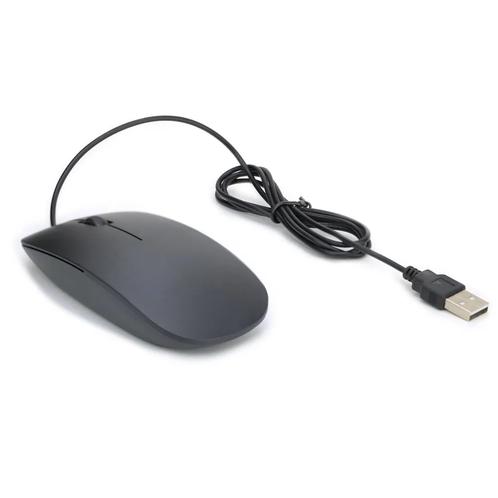 Ультратонкая USB Проводная мышь для компьютера, ПК, ноутбука, 1200 точек/дюйм, USB оптическая 3 кнопки, тонкая мышь для офиса, домашнего компьютера, аксессуары
