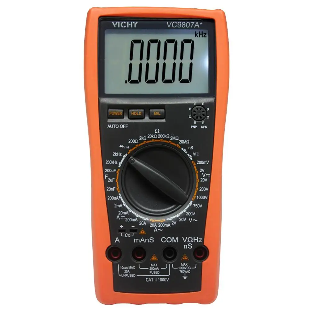 

Цифровой мультиметр VICI VC9807A + 4 1/2 с ЖК-дисплеем