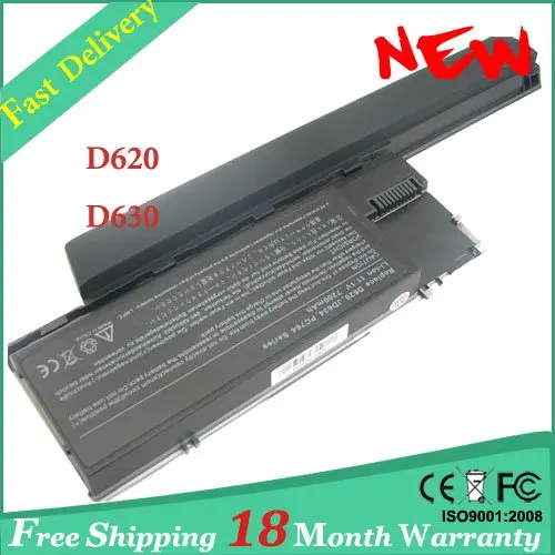 9cell Новый аккумулятор для ноутбука Dell Latitude D620 D630 ATG GD775 GD776 GD787|battery led touch light|battery powered