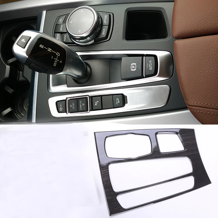 Нержавеющая сталь центральная консоль панель отделка для BMW X5/X6 2014-2017
