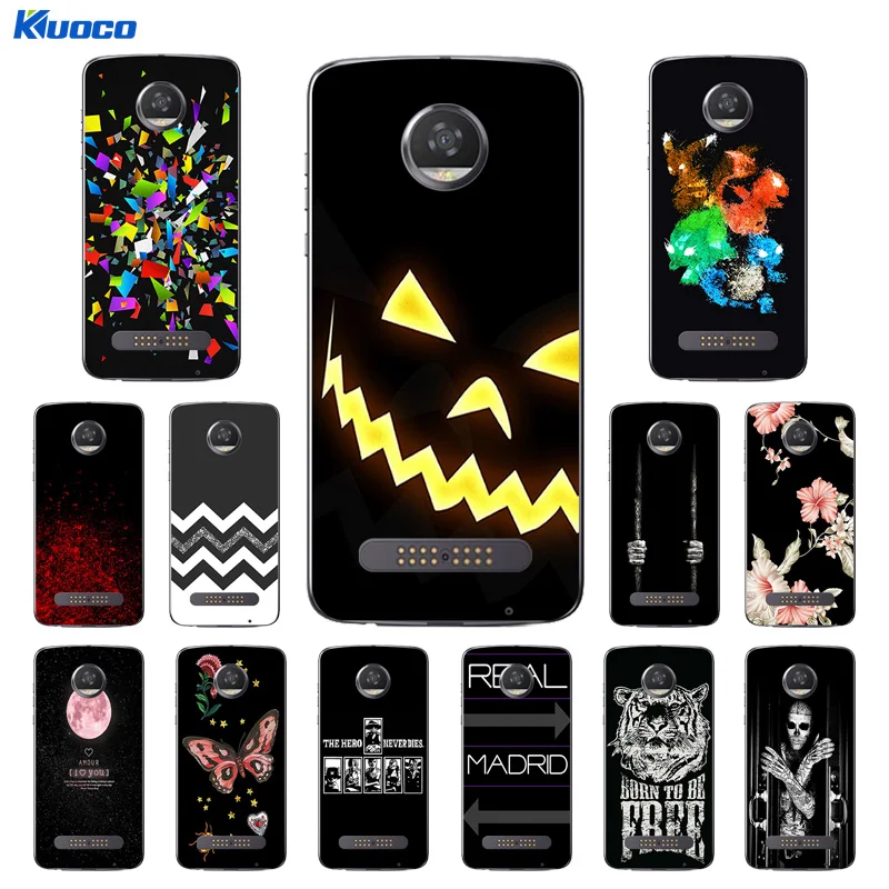 for Motorola Moto Z2 Play Character Printing TPU Silicone Phone Cases XT1710 Cover Z (2nd Gen) |