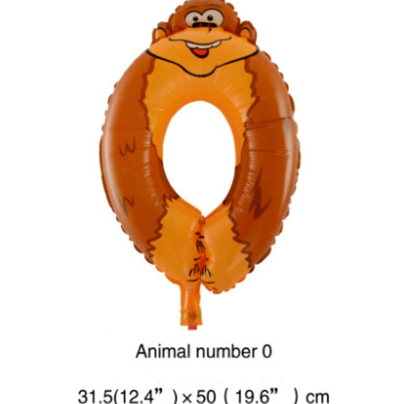 16 дюймов Животного Цифровой алюминиевые воздушные шары на день рождения