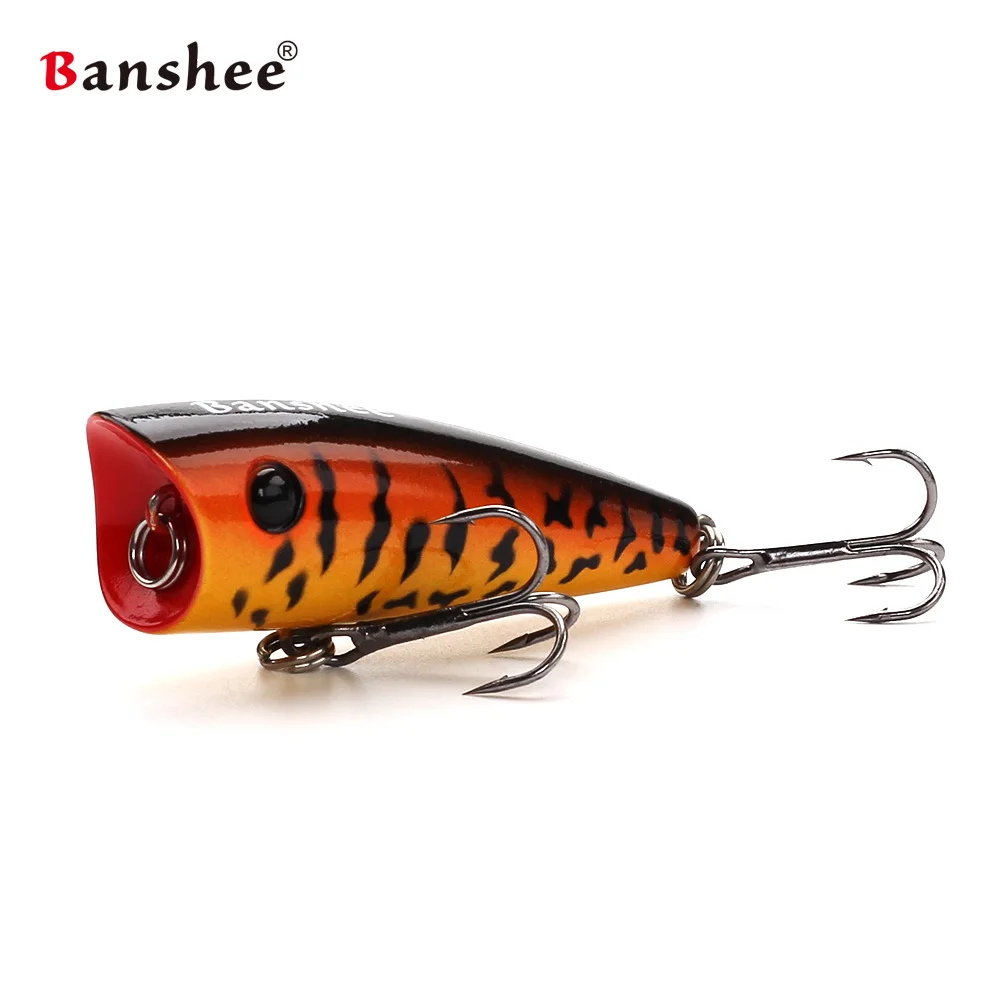 Banshee 60 мм 8 г всплеск машина VP01 погремушка звук жесткая искусственная приманка Воблер topwater приманка поппер для рыбалки