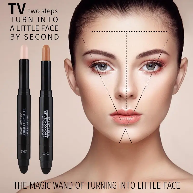 2018 Shimmer Shine читая Foundation Stick бронзатор контур макияж ручка 3D крем для лица Выделите