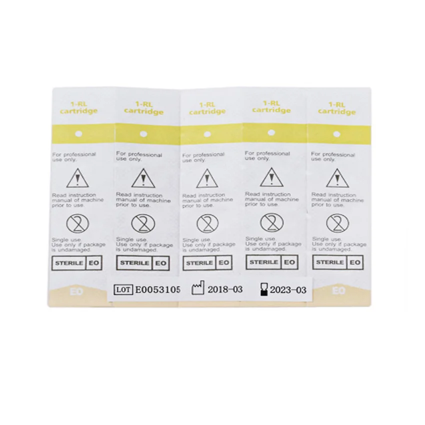 Машинка для перманентного макияжа с 10 картриджами игл микроблейдинга бровей и