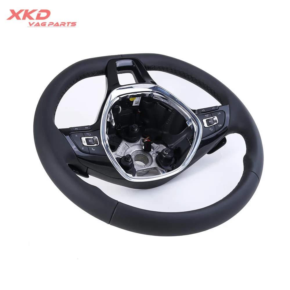 Черное Многофункциональное рулевое колесо MFS с подогревом tiptronic подходит для Tiguan
