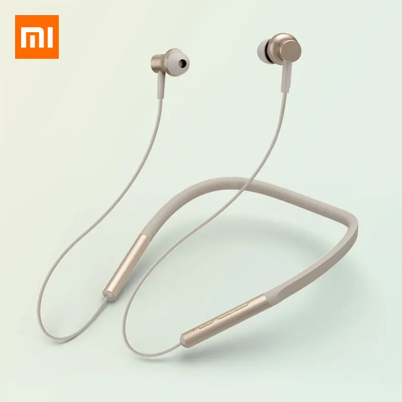 Xiaomi Bluetooth наушники с шейным воротником Спортивная беспроводная гарнитура Магнитная с микрофоном гибридный двойной драйвер динамические наушники-вкладыши