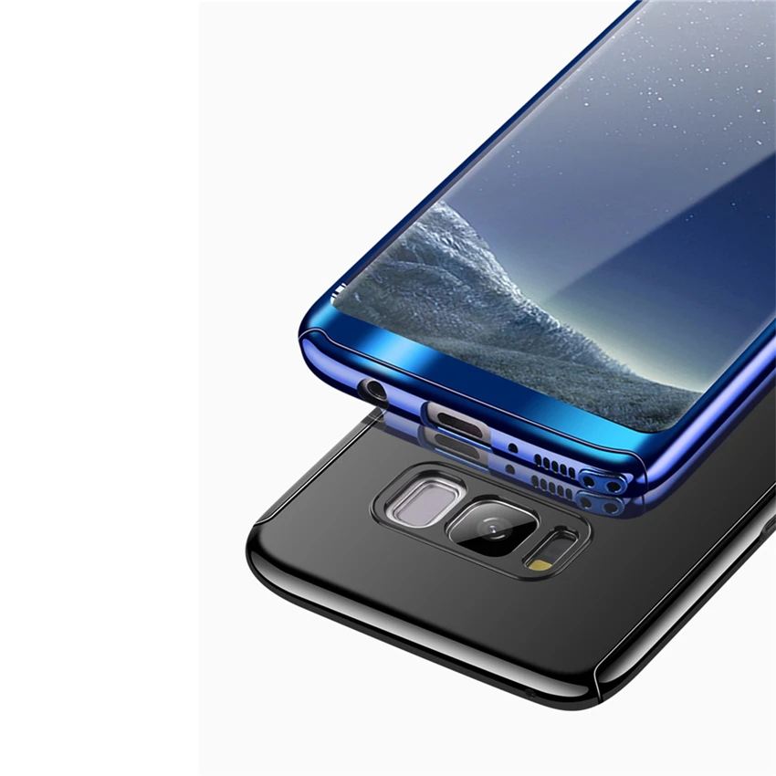 Чехол для смартфона чехол телефона сумка карт Samsung S8 S9 Plus тонкий флип умное