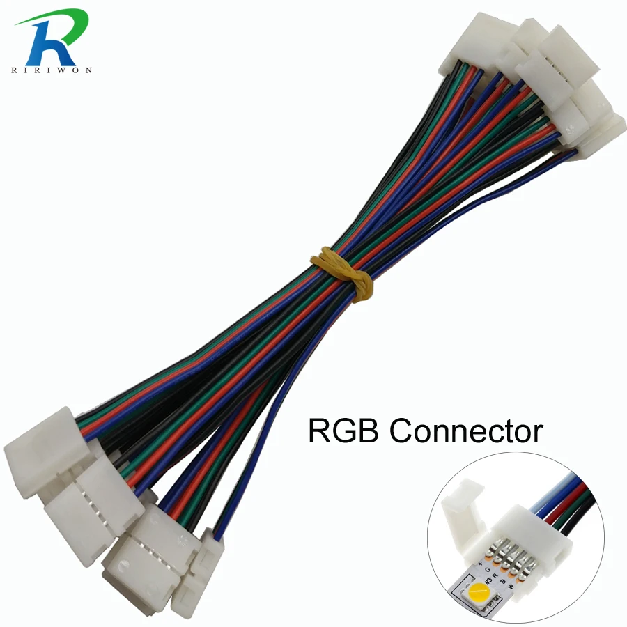 Светодиодная лента RGB 4pin 10 мм шт./лот 4 проводника мм|Светодиодные ленты| |