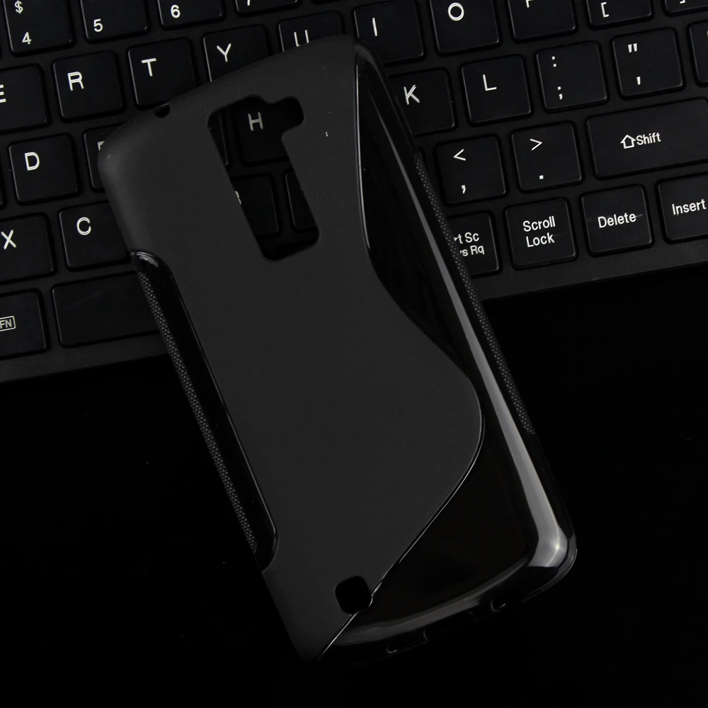 S линии Мягкий гель ТПУ прозрачный тонкий гибкий кожи чехол для LG K8/K350/k350n/K350E