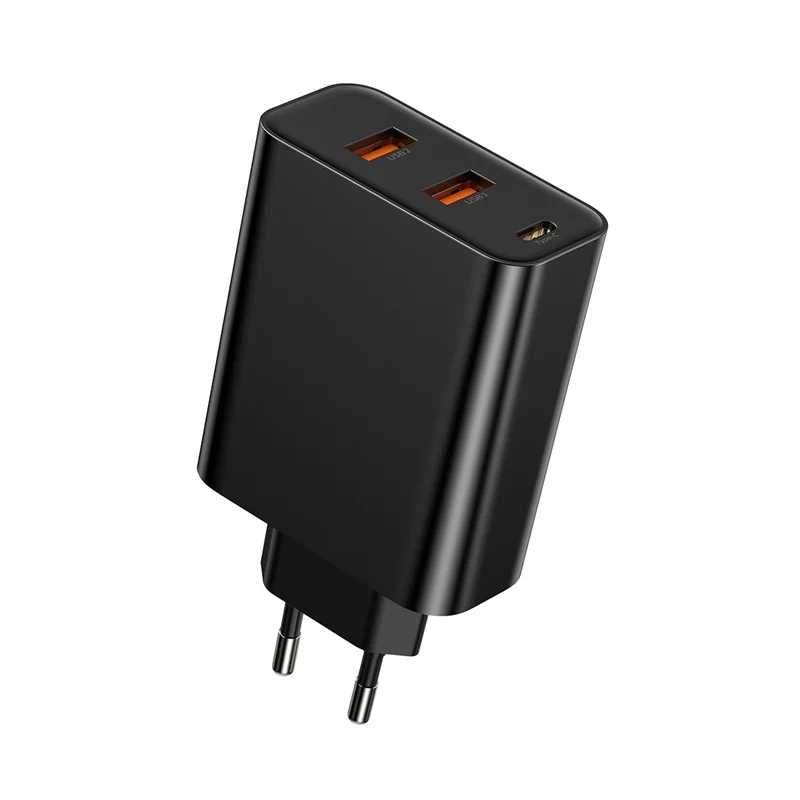 Black Baseus 60 Вт USB зарядное устройство Быстрая зарядка 3,0 usb type C зарядное устройство для iPhone 8 X XS PD 5A быстрое USB зарядное устройство для huawei samsung S10 S9 - Plug Type: Black