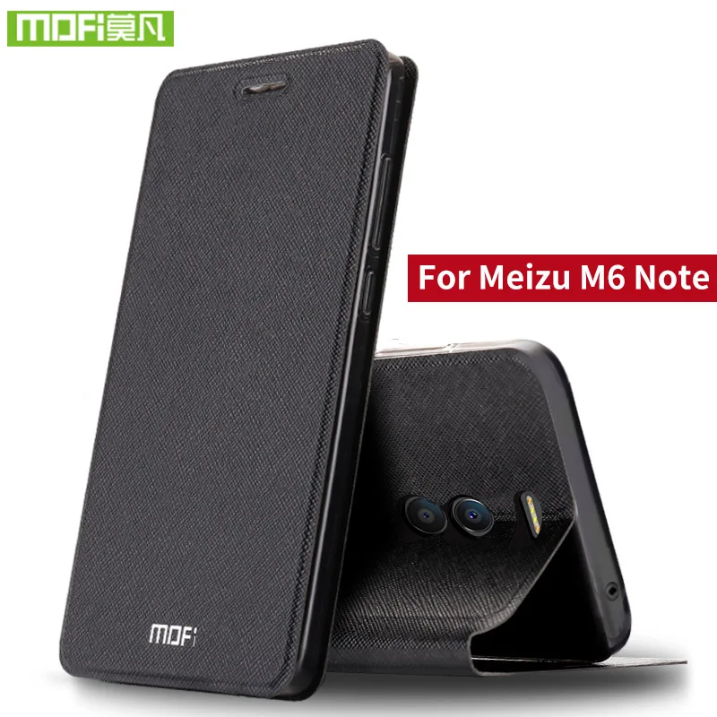 Для Meizu M6 Примечание чехол для Note силиконовый Флип кожаный трудно