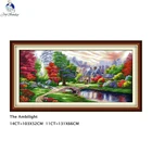 Набор для вышивки крестиком Ambilight, канва, 14ct и 11ct, Счетный DMC, хлопковая нить, для рукоделия