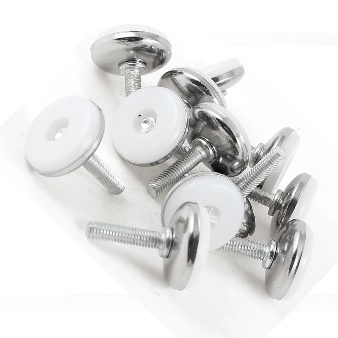 

GSFY-6mm x 25mm External Thread Furniture Glide Level Leveling Foot 12 Pcs