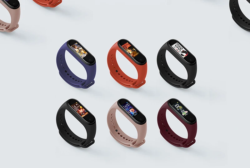 Новейший Xiaomi mi-браслет 4/Smart mi Band 3, фитнес-браслет с цветным экраном, Bluetooth 5,0 для IOS Android